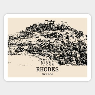 Rhodes - Greece Magnet